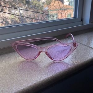 Pink Cat Eye Sunglasses